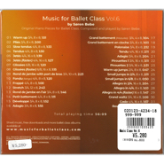 【CD】Music for Ballet Class Vol. 6 Soren Bebe [FOHMCD019]