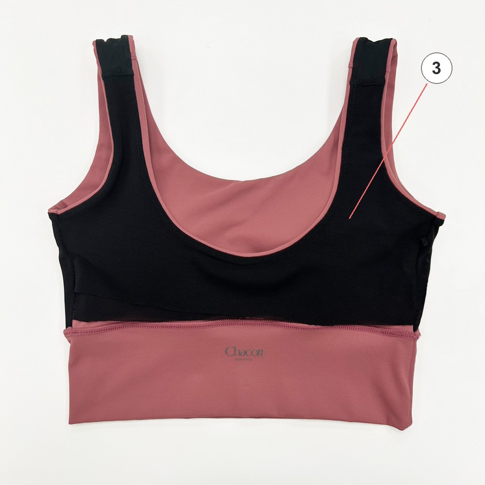 Boost ブラトップ POINT バッククロス構造