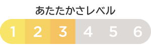 あたたかさレベル 3