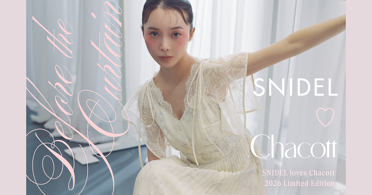 「SNIDEL(スナイデル)」との第3弾コラボレーション