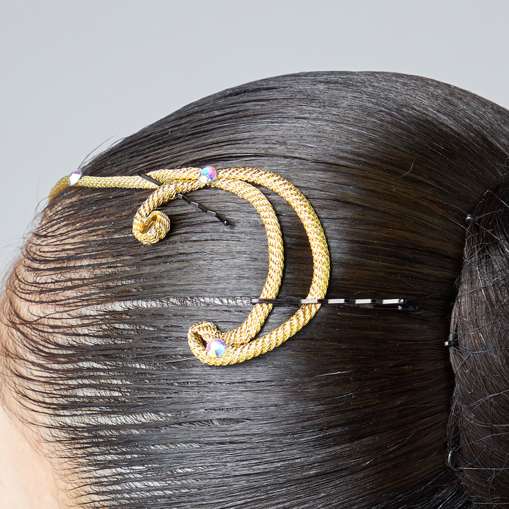 ヘアピン（ショート）の使用例
