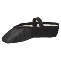 前皮バレエシューズ【16.0~21.5cm】(ﾌﾞﾗｯｸ-18.0)