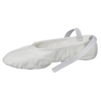 スプリットバレエシューズ　Sタイプ【22.0～28.0cm】(ホワイト-22.0)