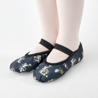 ★プリントバレエシューズ(ブラックプリント-16.0)