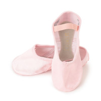 サテンバレエシューズ（ゴム付）【16.0～19.5cm】(ロイヤルピンク-16.0)