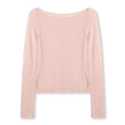 ボートネックトップ (サーモギア(R)糸使用）