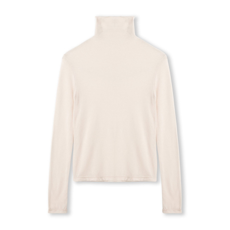 ハイネックトップ (サーモギア(R)糸使用）(オフホワイト-S〜M)