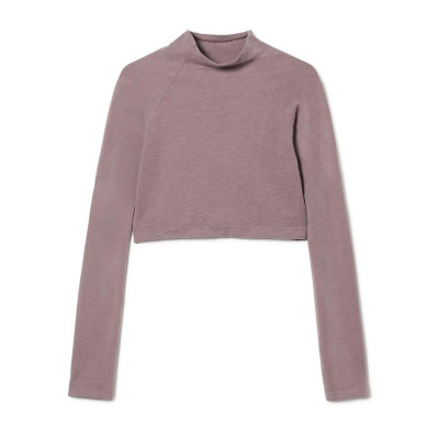 モックネック・ショートトップ (サーモギア(R)糸使用）