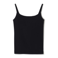 ◆キャミソールトップ（ホットメルト）(ブラック-S)