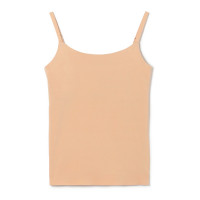 ◆キャミソールトップ（ホットメルト）(ベージュ-S)