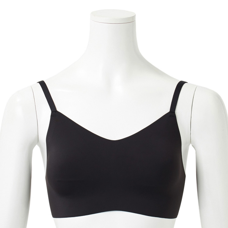 ◆バッククロス ブラトップ（フリーカット）(ブラック-S〜M)