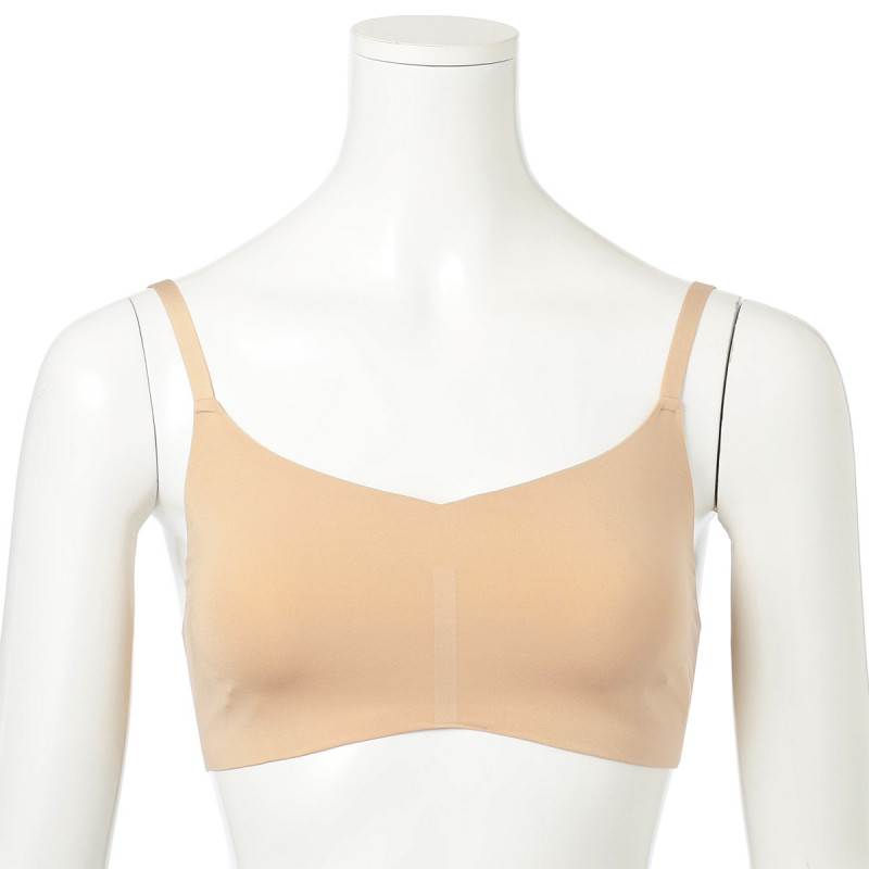 ◆バッククロスブラトップ（ホットメルト）(ベージュ-S)