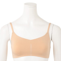 ◆バッククロスブラトップ（ホットメルト）(ベージュ-S)