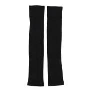 レッグウォーマー ミディアム丈 （サーモギア(R)糸使用）(ブラック-フリー)