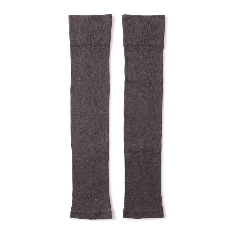 レッグウォーマー ミディアム丈 （サーモギア(R)糸使用）(ココアブラウン-フリー)