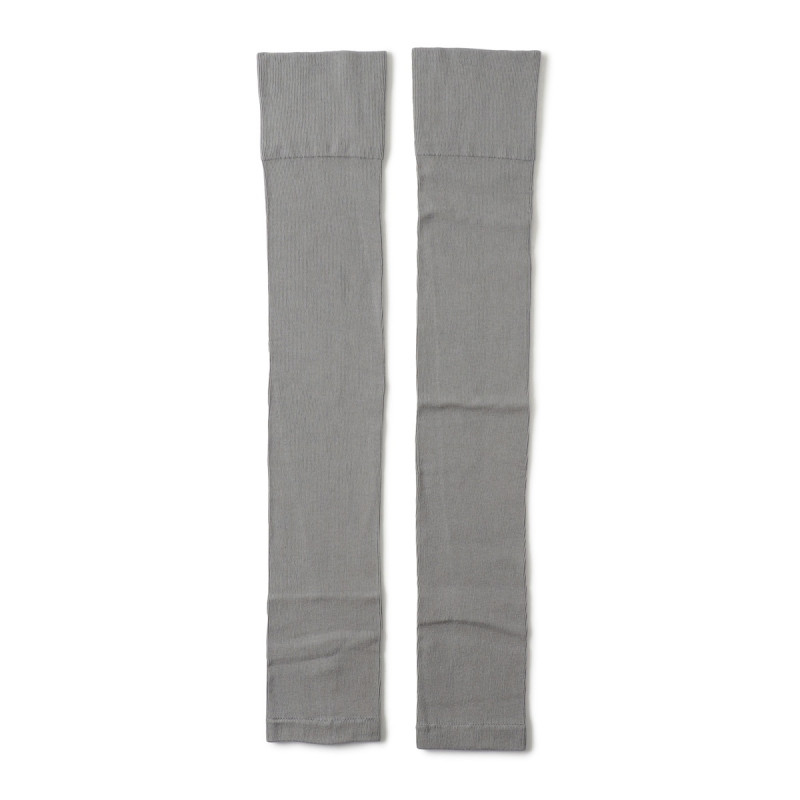 レッグウォーマー ロング丈 （サーモギア(R)糸使用）(グレー-フリー)