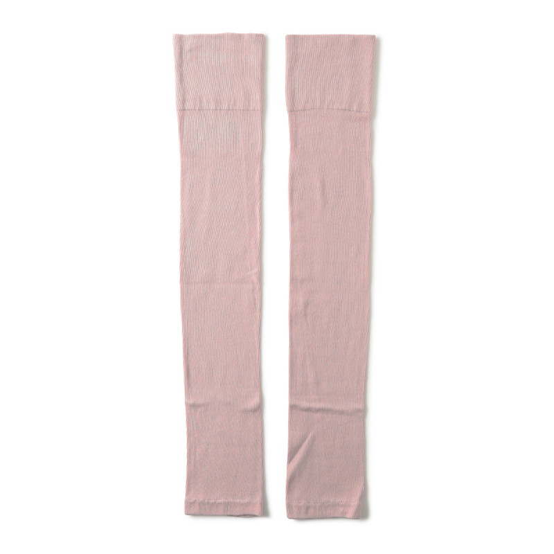 レッグウォーマー ロング丈 （サーモギア(R)糸使用）(グレイッシュローズ-フリー)