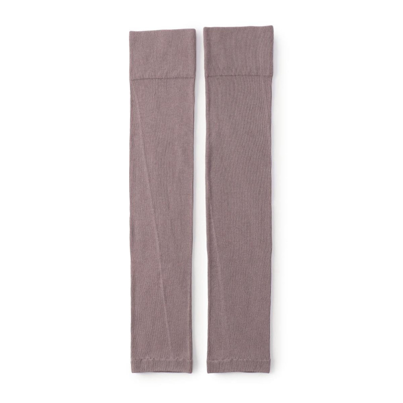 レッグウォーマー ロング丈 （サーモギア(R)糸使用）(モーブ-フリー)