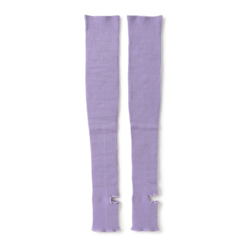 レッグカバー（ロング）(ラベンダー-フリー)