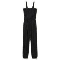 ストレッチスキンサウナロングワンピース(ブラック-S)