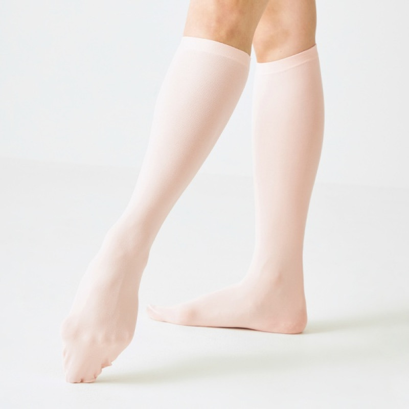 レディース　バレエソックスll(穴あき）(ロイヤルピンク-22.0〜25.5)