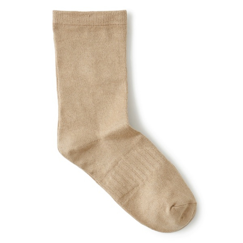 コンテンポラリーソックス(ベージュ-23.0〜25.0)