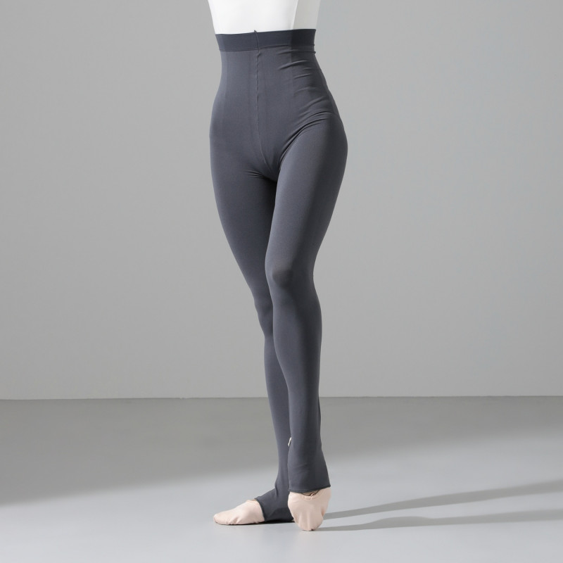 ◆ハイウエストオーバータイツ（つま先かかとなし）(ヒヤシンス-S～L)