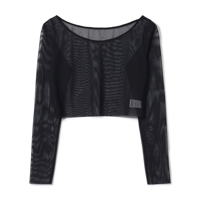 ショートトップ(ブラック-M)