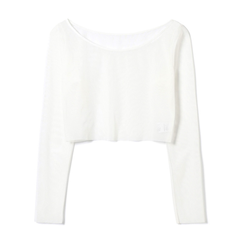 ショートトップ(オフホワイト-M)