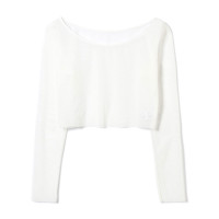 ショートトップ(オフホワイト-M)