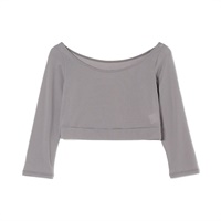 ショートトップ(アッシュグレー-M)