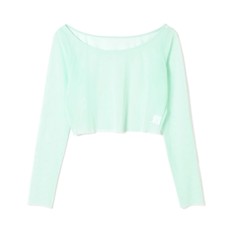 チュールショートトップ(アイスグリーン-M)