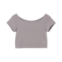 ショートトップ(アッシュグレー-M)