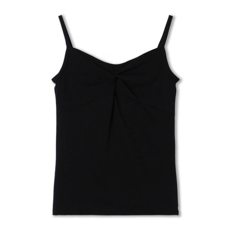 キャミソールトップ(ブラック-M)