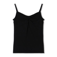 キャミソールトップ(ブラック-M)