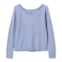 ニットトップ(スカイブルー-M)