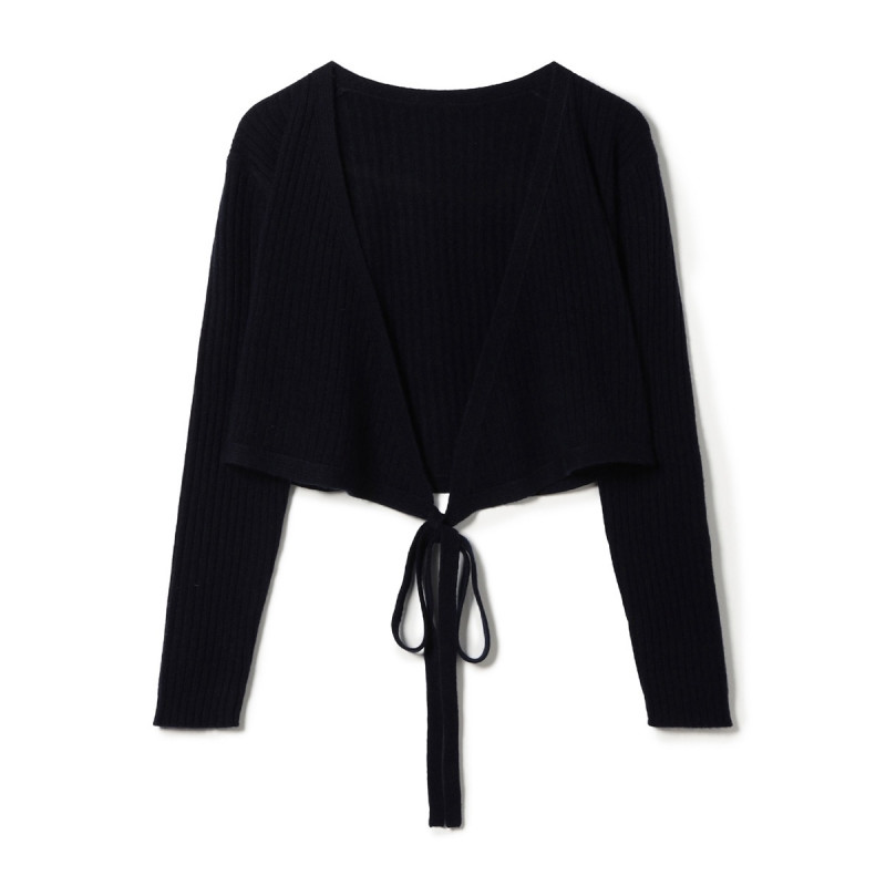 カシミヤニットカシュクール(ネイビー-M)