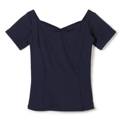 ハーフスリーブトップ