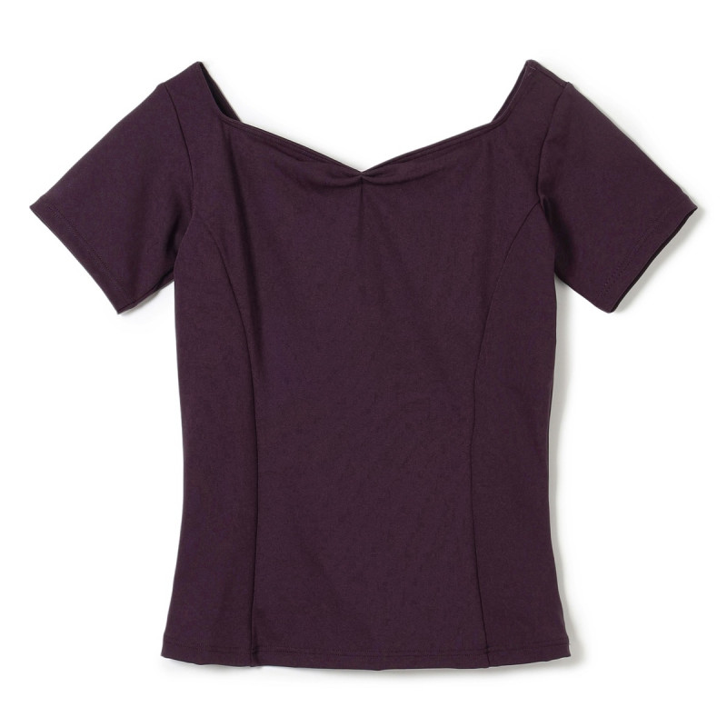ハーフスリーブトップ(ブラックベリー-S)