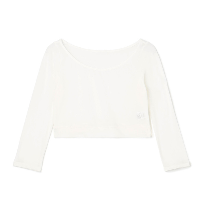 ショートトップ(オフホワイト-M)