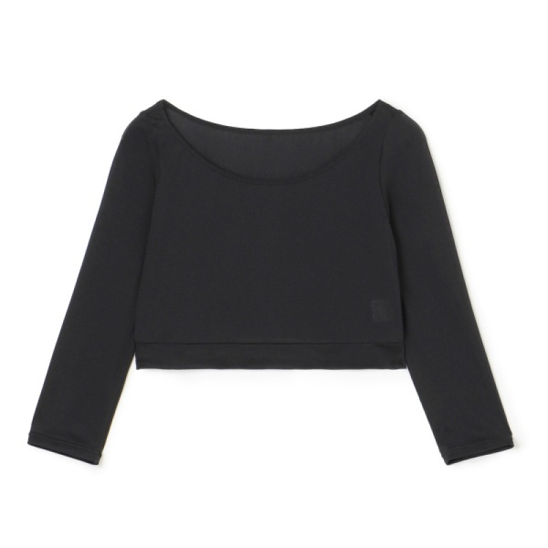 ショートトップ(ブラック-M)