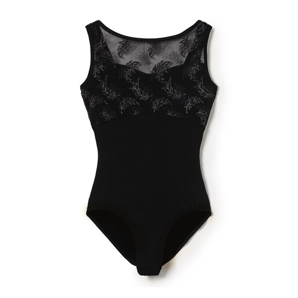 ノースリーブレオタード(ブラック-S)