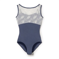 ノースリーブレオタード(ブルー-S)