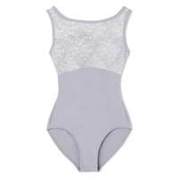 ノースリーブレオタード(グレー-S)