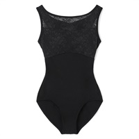 ノースリーブレオタード(ブラック-S)