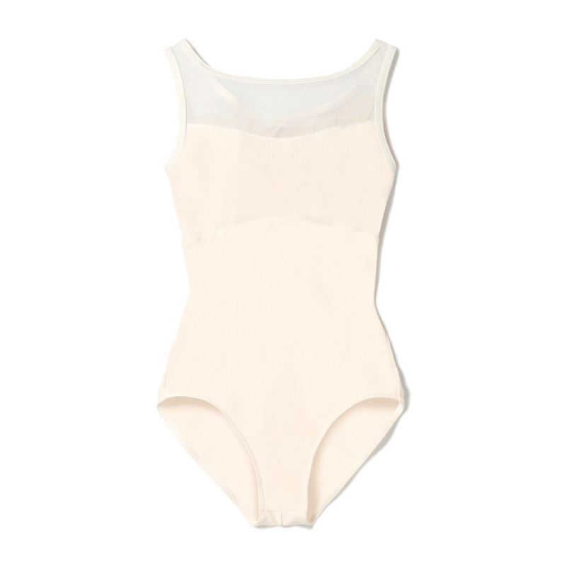 ノースリーブレオタード(オフホワイト-S)