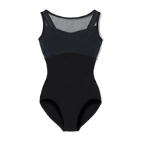 ノースリーブレオタード(ブラック-S)