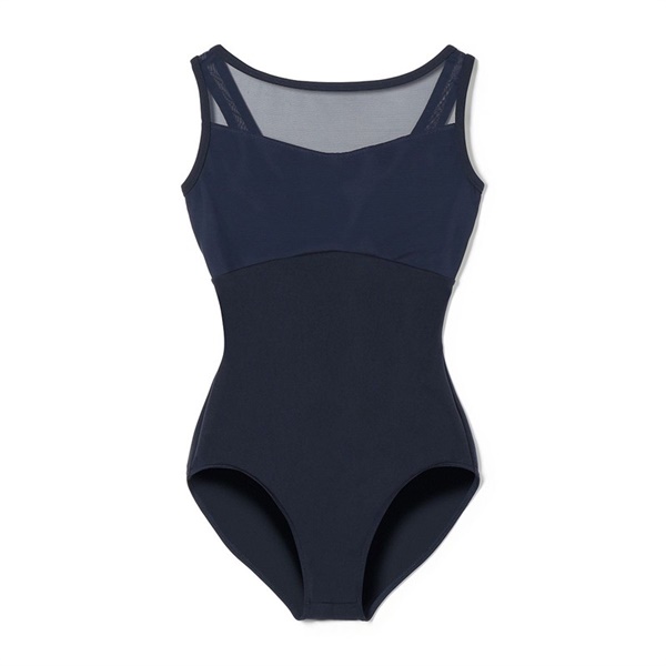 ノースリーブレオタード(ネイビー-S)