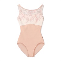 ノースリーブレオタード(ハニーベージュ-S)