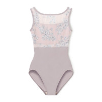 【MAY NAGAHISA】ノースリーブレオタード(ピンクプリント-S)